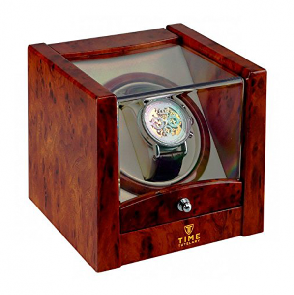 Time Tutelary Automatic Watch Winder – Burl | Armeton Electrics